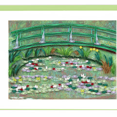 Quilled Artist Series – The Japanese Footbridge, Monet