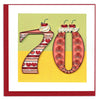 Quilled Birthday Milestone Greeting Card - 70