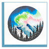 Quilled Northern Lights Greeting Card