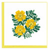 Quilled Al Samer Flower Greeting Card