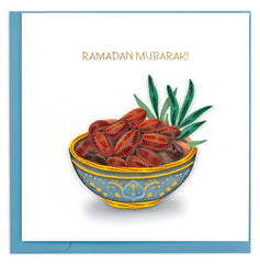 Quilled Ramadan Dates Greeting Card