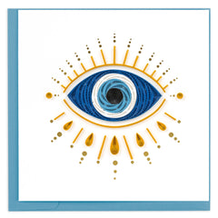 Quilled Evil Eye Greeting Card
