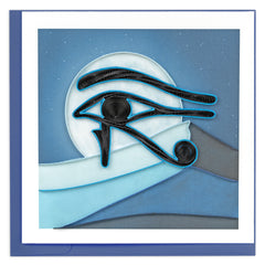 Quilled Eye of Horus Greeting Card