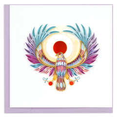 Quilled Egyptian Pheonix Greeting Card