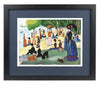 Framed Art-Size Artist Series - A Sunday Afternoon on the Island of La Grande Jatte, Seurat