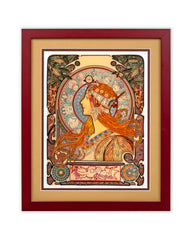 Framed Art-Size Artist Series - Zodiac, Mucha