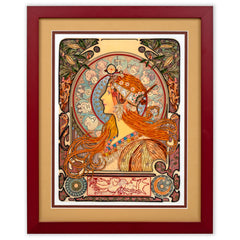 Framed Art-Size Artist Series - Zodiac, Mucha