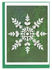 Quilled Snowflake on Pine Gift Enclosure Mini Card
