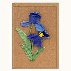 Iris Birthday Handmade Card