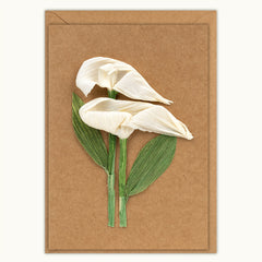 Calla Lily Wedding Handmade Card