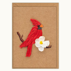 Cardinal Sympathy Handmade Card