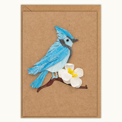 Blue Jay Handmade Greeting Card