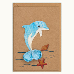 Dolphin Handmade Card