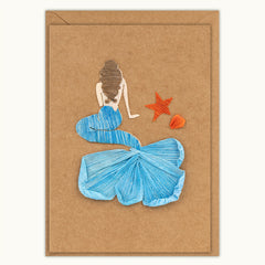 Mermaid Birthday Handmade Card