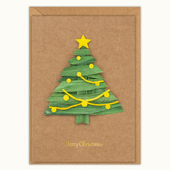 Handmade Christmas Tree Greeting Card