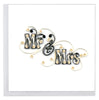 Quilled Mr. & Mrs. Wedding Card