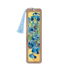Handmade Quilled Paper Irises (Van Gogh Inspired) Bookmark