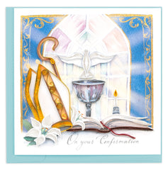Quilled Confirmation Greeting Card