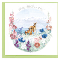 Quilled Mother's Day Meadow Greeting Card