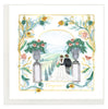 Quilled Tuscan Wedding Greeting Card