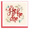 Quilled HO HO HO Greeting Card