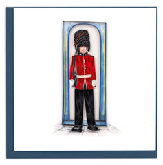 Quilled Royal Guard Greeting Card