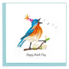 Quilled Happy Hatch Day Birthday Card