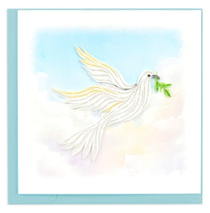 Quilled Peace Dove Greeting Card