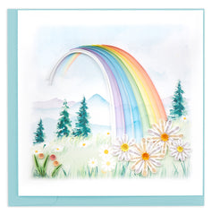 Quilled Rainbow Greeting Card