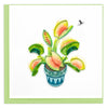 Quilled Venus Flytrap Greeting Card