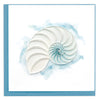 Quilled Abstract Nautilus Greeting Card