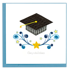 Quilled Graduation Congrats Card