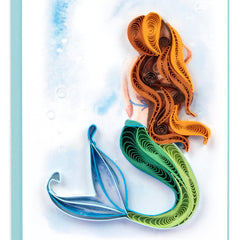 Quilled Mermaid Gift Enclosure Mini Card (New-2023)