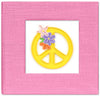 Quilled Peace Sign Sticky Note Pad Cover