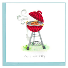 Quilled Father's Day BBQ Greeting Card