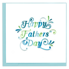 Quilled Happy Father's Day Card