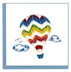 Quilled Hot Air Balloon Greeting Card