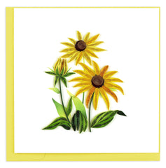 Quilled Black-eyed Susan Greeting Card