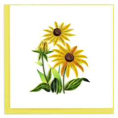 Quilled Black-eyed Susan Greeting Card