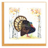 Quilled Wild Turkey Greeting Card