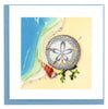 Quilled Sand Dollar Greeting Card