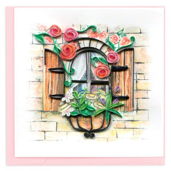 Quilled Herb Garden Greeting Card