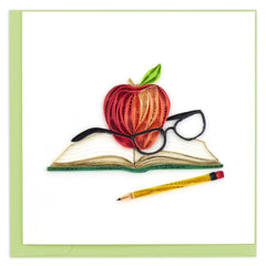 Quilled Scholarly Appreciation Greeting Card