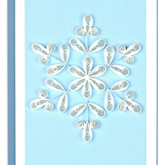 Quilled Snowflake Gift Enclosure Mini Card