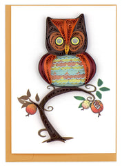 Quilled Owl Gift Enclosure Mini Card