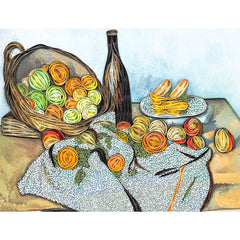 Art-Size Artist Series - Quilled The Basket of Apples, Cezanne