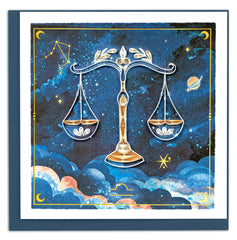 Quilled Libra Greeting Card