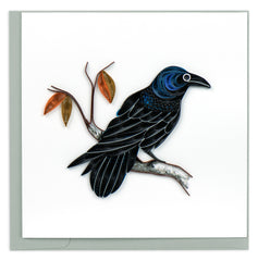 Quilled Raven Greeting Card