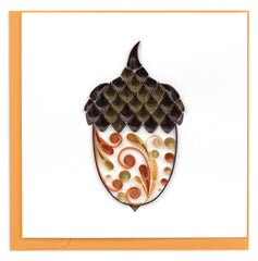Quilled Acorn Greeting Card