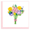 Quilled Spring Bouquet Greeting Card